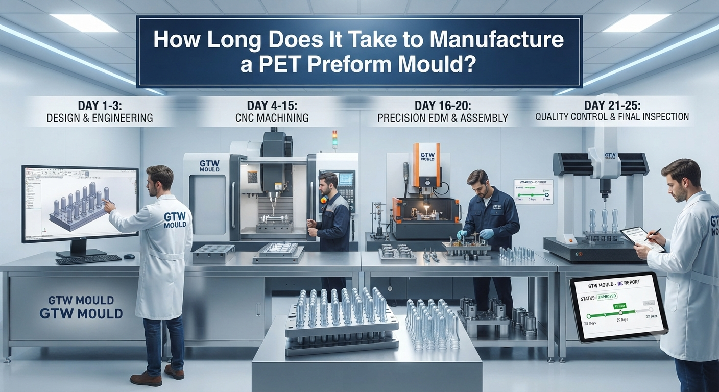 How Long Does It Take to Manufacture a PET Preform Mould?