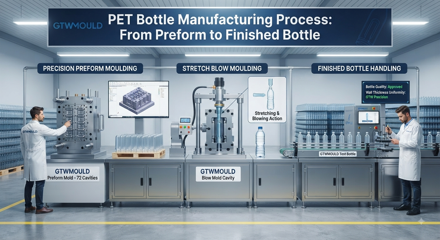 PET Bottle Manufacturing Process: From Preform to Finished Bottle