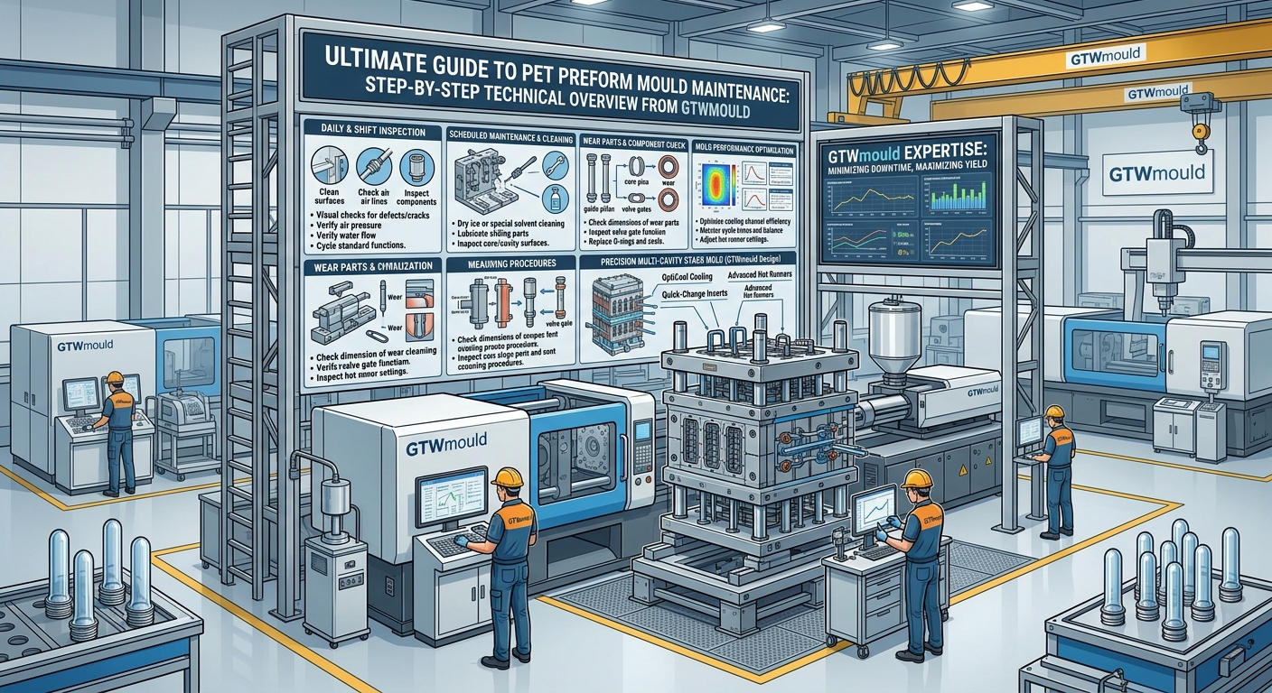 64-cavity PET preform mold for European beverage group