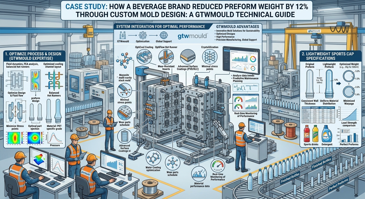 64-cavity PET preform mold for European beverage group