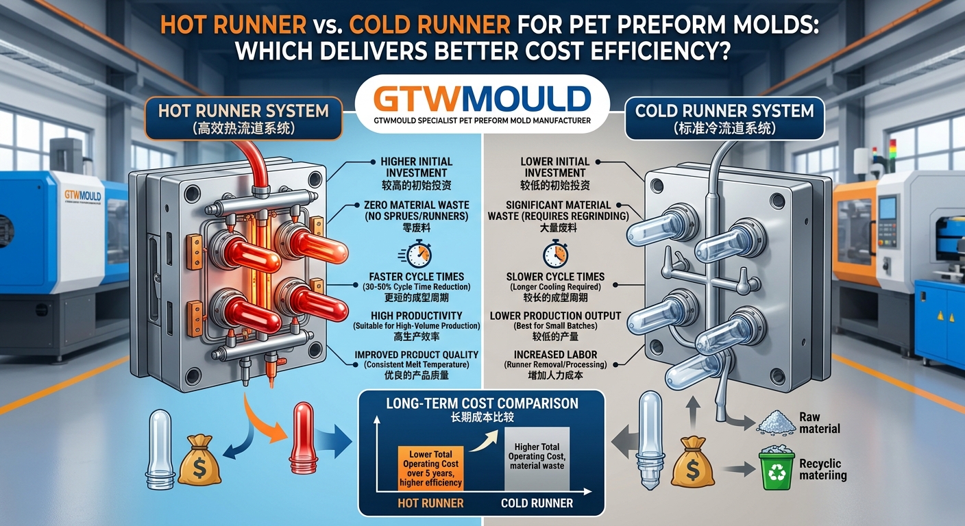 64-cavity PET preform mold for European beverage group